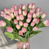 Розовые тюльпаны, 51шт